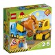 LEGO DUPLO 10812 Конструктор Лего Дупло Грузовик и гусеничный экскаватор
