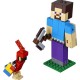 LEGO Minecraft 21148 Конструктор Лего Майнкрафт Большие фигурки Minecraft, Стив с попугаем