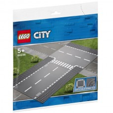 LEGO City 60236 Конструктор Лего Город Прямой и Т- образный перекрёсток